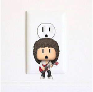 Freddy Mercury - Queen - Stickers - Bohemian Rhapsody - Music -  Art - Decal - Electric Outlet Wall Art Sticker