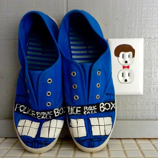 Doctor Who - Dr Who Gifts - Dr Who Charms - Stickers - Valentines gift for him- Tardis - Wall Art - Electric Outlet