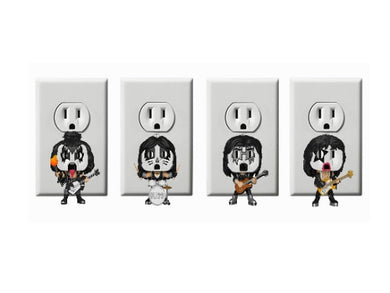 KISS - Rock Band - Stickers - Gene Simmons - Eric Singer - Tommy Thayer - Paul Stanley