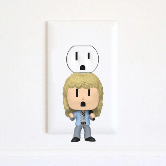 Def Leppard - Joe Elliott - Rick Savage - Rick Allen - Vivian Campbell - Phil Collen - Electric Outlet Wall Art Sticker